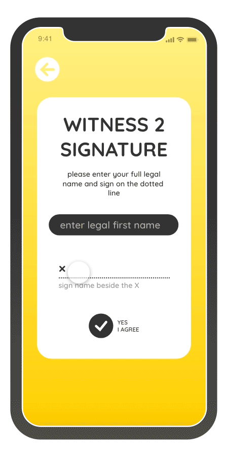 Signature Screen